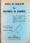 MANUAL DE LEGISLAÃ‡ÃƒO DOS TRANSPORTES EM AUTOMÃ“VEIS.