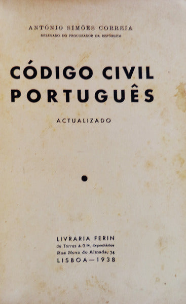 CÃ“DIGO CIVIL PORTUGUÃŠS.