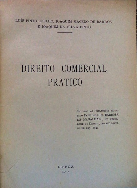 DIREITO COMERCIAL PRÃTICO.