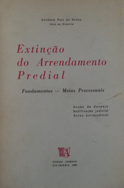 EXTINÃ‡ÃƒO DO ARRENDAMENTO PREDIAL