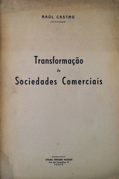 TRANSFORMAÃ‡ÃƒO DE SOCIEDADES COMERCIAIS.