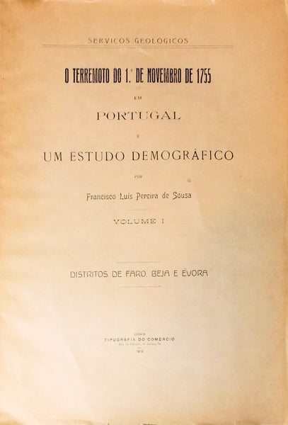 O TERRAMOTO DO 1.Âº DE NOVEMBRO DE 1755 EM PORTUGAL