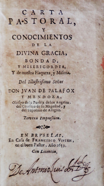 CARTA PASTORAL,
