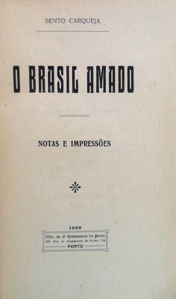 O BRASIL AMADO.
