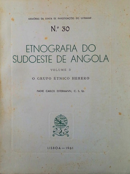 O GRUPO Ã‰TNICO HERERO. [2.Âª EDIÃ‡ÃƒO].
