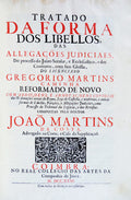 TRATADO DA FORMA DOS LIBELLOS, DAS ALLEGAÃ‡Ã•ES JUDICIAES