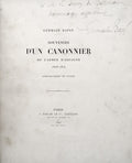 SOUVENIRS D'UN CANNONIER DE L'ARMÃ‰ D'ESPAGNE. 1808-1814.