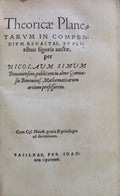 THEORICAE PLANETARUM IN COMPENDIUM REDACTAE,