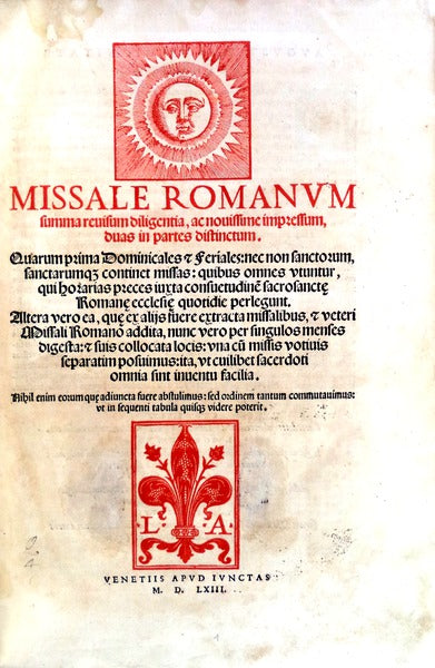 MISSALE ROMANUM
