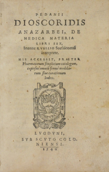 DE MEDICA MATERIA LIBRI SEX [MATERIA MEDICA EM SEIS LIVROS].