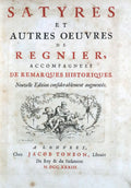 SATYRES ET AUTRES OEUVRES DE REGNIER,