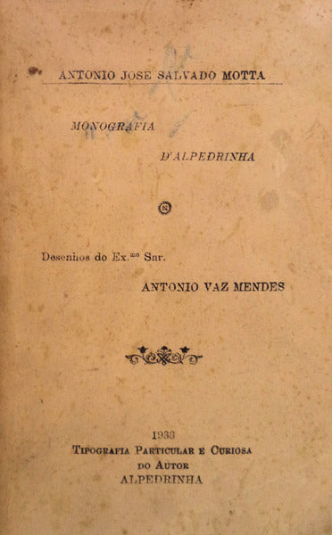 MONOGRAFIA Dâ€™ALPEDRINHA.