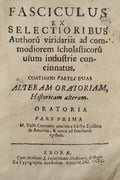 FASCICULUS EX SELECTIORIBUS.