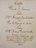 CARTA DO PRIOR DE S. LOURENÃ‡O DE LISBOA. [Manuscrito]