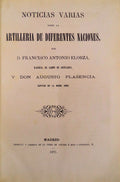 NOTICIAS VARIAS SOBRE LA ARTILLERIA DE DIFERENTES NACIONES