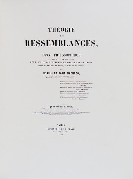 THÃ‰ORIE DES RESSEMBLANCES [4Âº VOLUME],