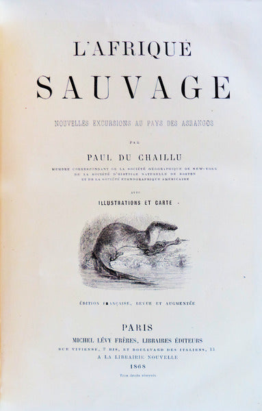 Lâ€™AFRIQUE SAUVAGE.