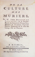 DE LA CULTURE DES MURIERS.