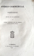 CODIGO COMMERCIAL PORTUGUEZ. [1851].