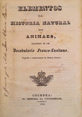 ELEMENTOS DA HISTORIA NATURAL DOS ANIMAES.