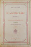 NOTICIA HISTORICA DAS ORDENS MILITARES E CIVIS PORTUGUEZAS E LEGISLAÃ‡ÃƒO RESPECTIVA DESDE 1789. [2.Âª EDIÃ‡ÃƒO]