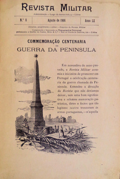 COMMEMORAÃ‡ÃƒO CENTENARIA DA GUERRA DA PENINSULA.