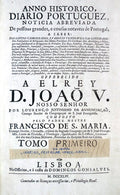 ANNO HISTORICO, DIARIO PORTUGUEZ