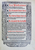 LES IllUSTRATIONS de Gaule et singularitez de Troye.