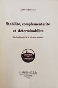 STABILITÃ‰, COMPLÃ‰MENTARITÃ‰ ET DÃ‰TERMINABILITÃ‰.