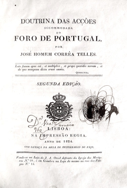 DOUTRINA DAS ACÃ‡Ã•ES ACCOMMODADA AO FORO DE PORTUGAL.