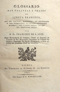 GLOSSARIO DAS PALAVRAS E FRASES DA LINGUA FRANCEZA,