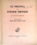 LEI ORGÃ‚NICA DO ULTRAMAR PORTUGUÃŠS.