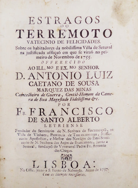 ESTRAGOS DO TERREMOTO VATECINIO DE FELICIDADES.