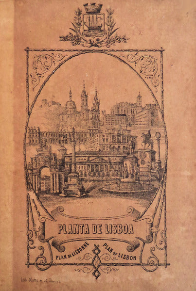 PLANTA DE LISBOA. PLAN DE LISBONNE. PLAN OF LISBON.