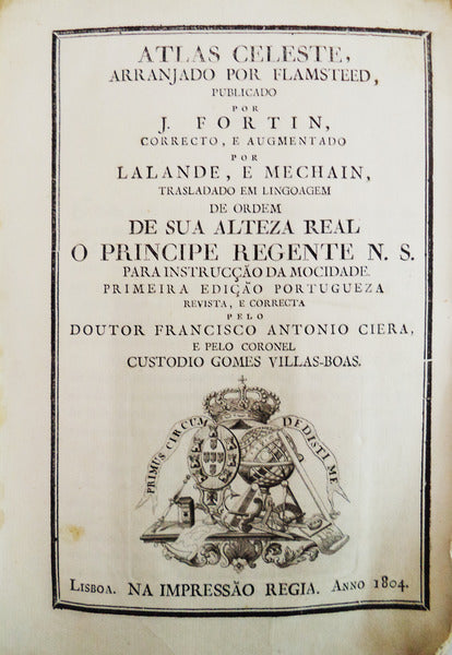 ATLAS CELESTE ARRANJADO POR FLAMSTEED
