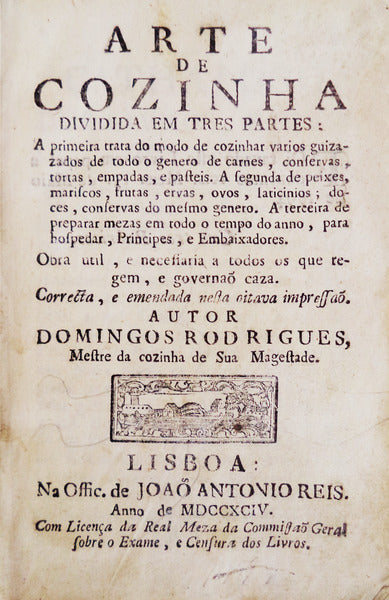ARTE DE COZINHA. [ED. 1794]