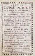 MYSTICA CIUDAD DE DIOS: MILAGRO DE SU OMNIPOTENCIA, Y ABISMO DE LA GRACIA: [6 volumes de 7]