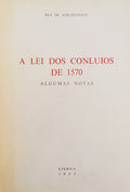 A LEI DOS CONLUIOS DE 1570. [DED. AUTOR]