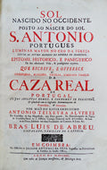 SOL NASCIDO NO OCCIDENTE, E POSTO AO NASCER DO SOL. S. ANTONIO PORTUGUES. [ENCADERNAÃ‡ÃƒO DA Ã‰POCA]
