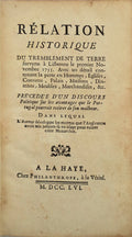 RÃ‰LATION HISTORIQUE DU TREMBLEMENT DE TERRE