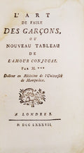 Lâ€™ART DE FAIRE DES GARÃ‡ONS,