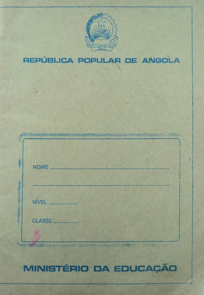 CADERNO ESCOLAR DA REPÃšBLICA POPULAR DE ANGOLA.