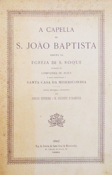 A CAPELLA DE S. JOÃƒO BAPTISTA.
