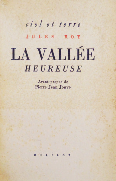 LA VALLÃ‰E HEUREUSE.