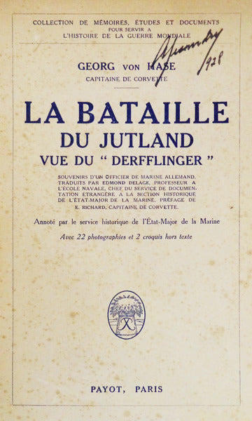 LA BATAILLE DE JUTLAND VUE DE â€œDERFFLINGERâ€.