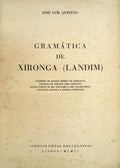 GRAMÃTICA DE XIRONGA (LANDIM).