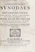 CONSTITUIÃ‡Ã•ES SINODAES DO BISPADO DO PORTO.