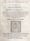 EXAMEN THEOLOGIAE MORALIS.