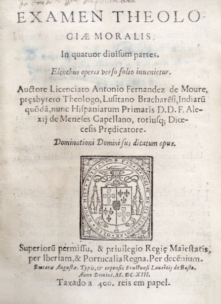 EXAMEN THEOLOGIAE MORALIS.