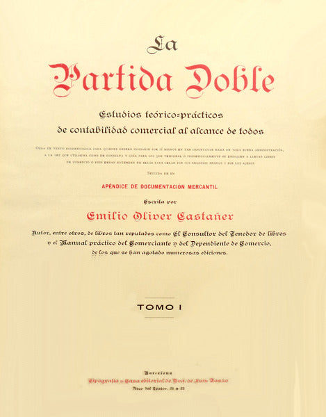 LA PARTIDA DOBLE.
